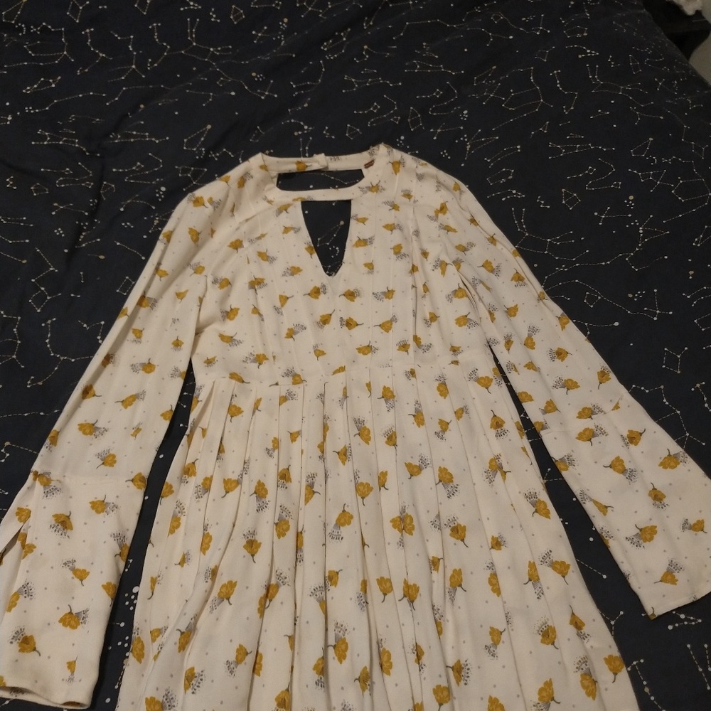 Cream color free people dress